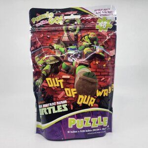 Teenage Mutant Ninja Turtles Puzzle On The Go 48 Piece Resealable Travel Bag